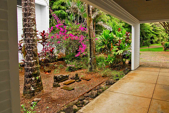 view from breezeway out guest suite second doorway