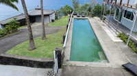 aerial of pool