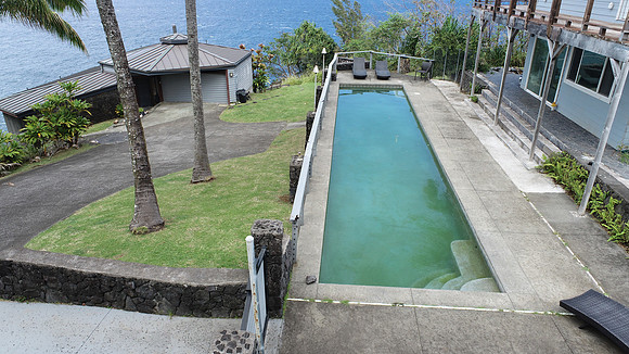 aerial of pool